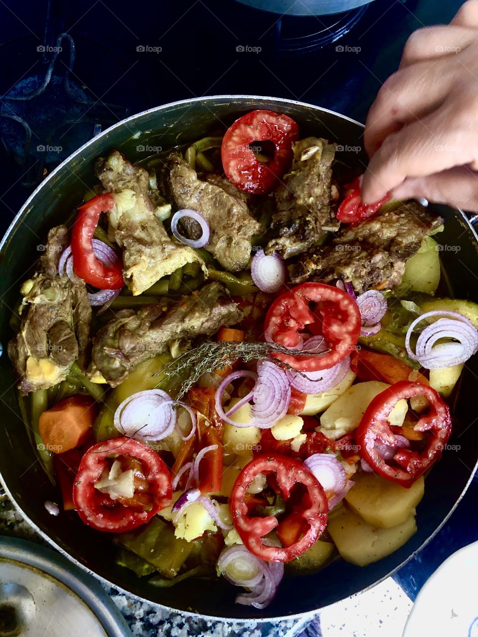 Preparing lunch with my mom 🥰