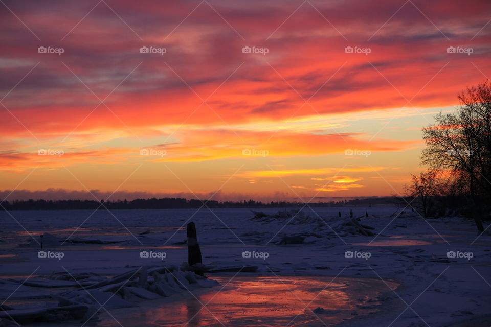 ice Ridge sunrise