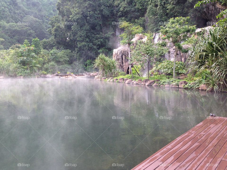 hot spring. banjaran   springs