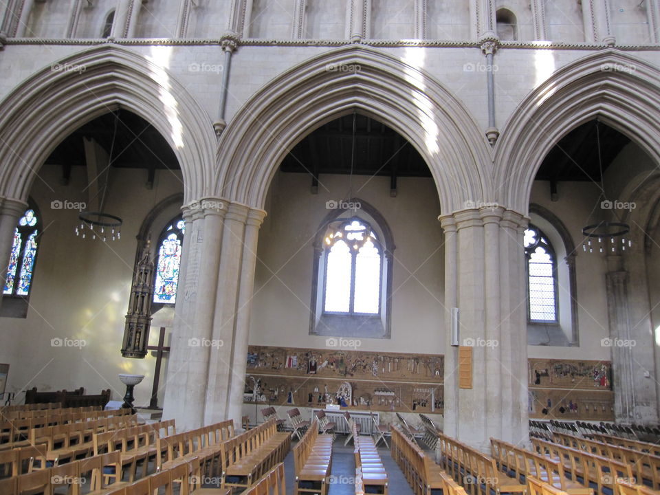 No Person, Church, Architecture, Bench, Cathedral