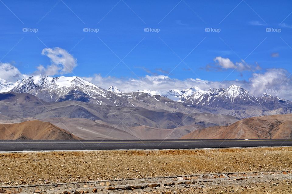 Snow, Mountain, No Person, Travel, Landscape