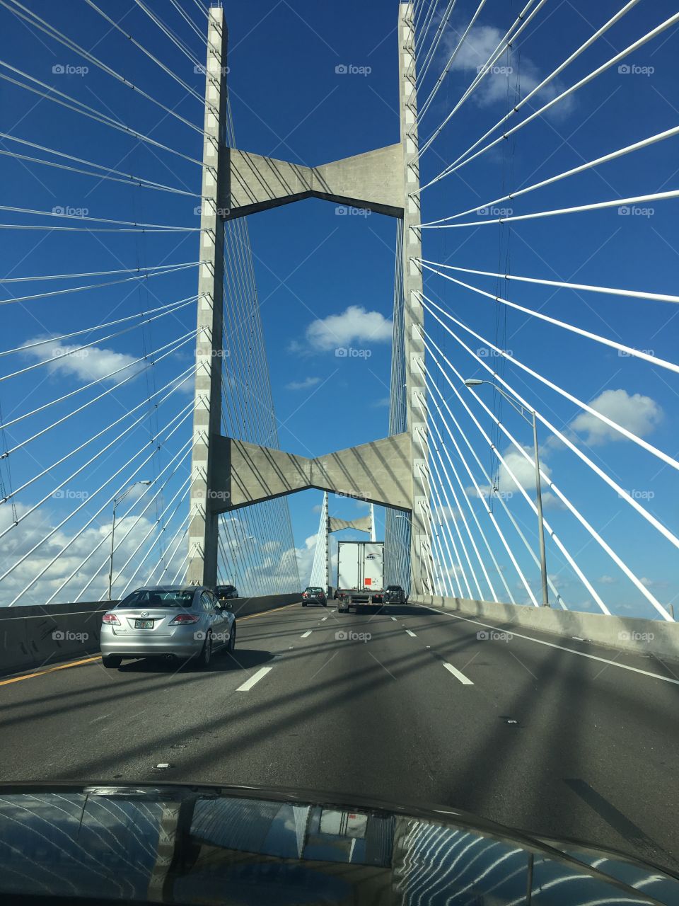 crossing the bridge 