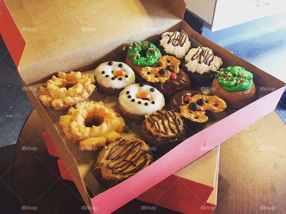 When it's cool outside, why not eat some fresh warm donuts! 