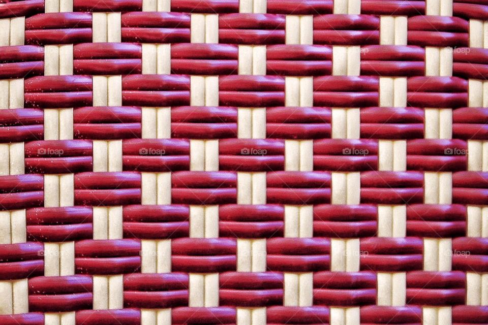 Red and white pattern network