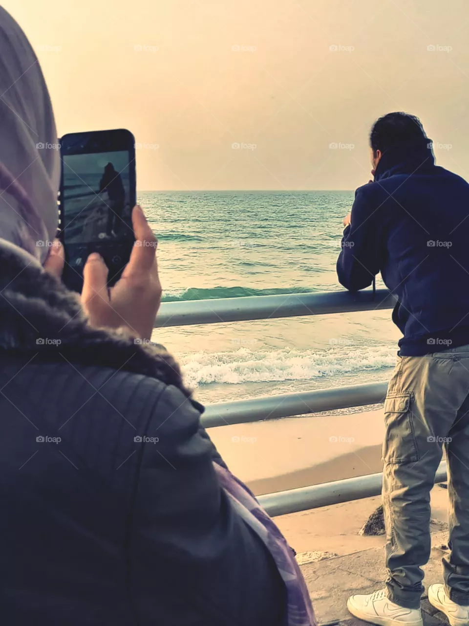 photographing