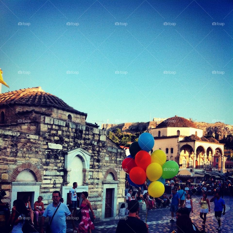 Balloons at Monastiraki