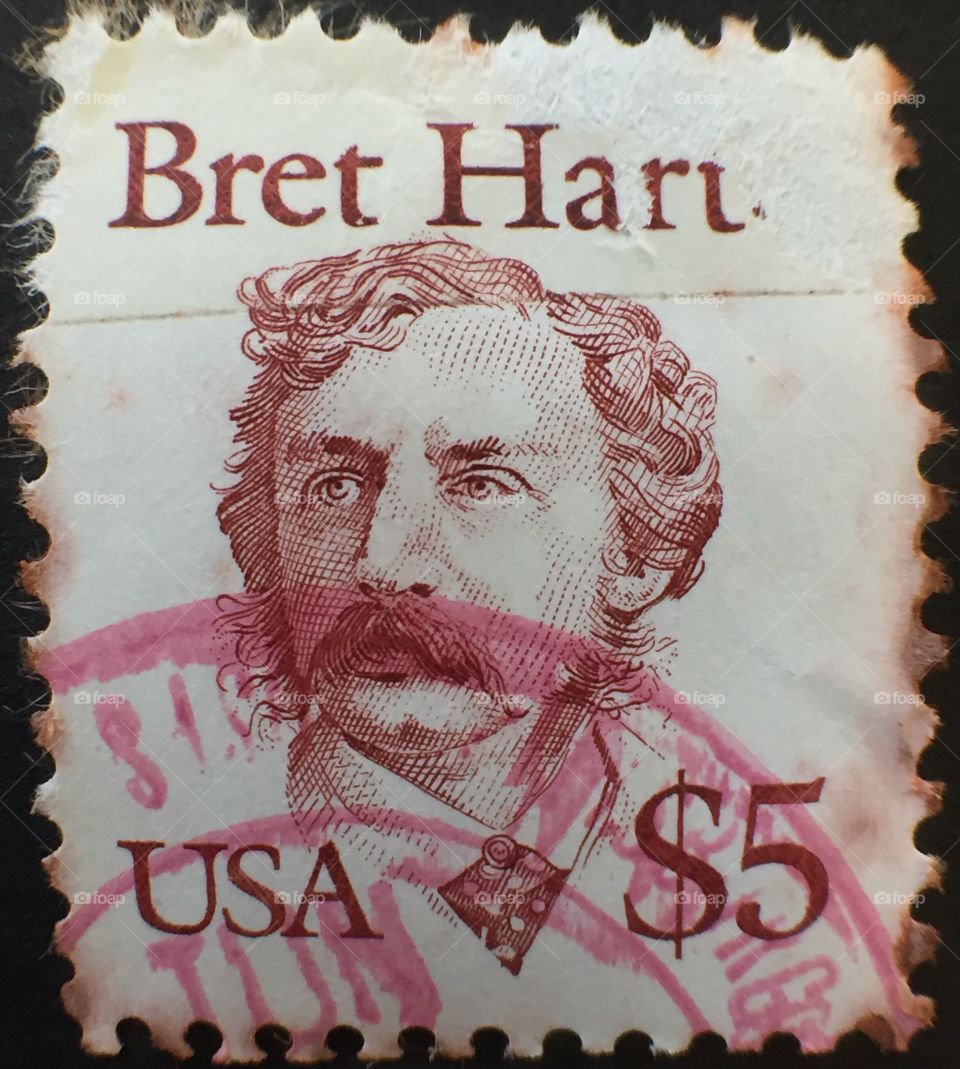 Bret Hart usa 5 $ stamp
