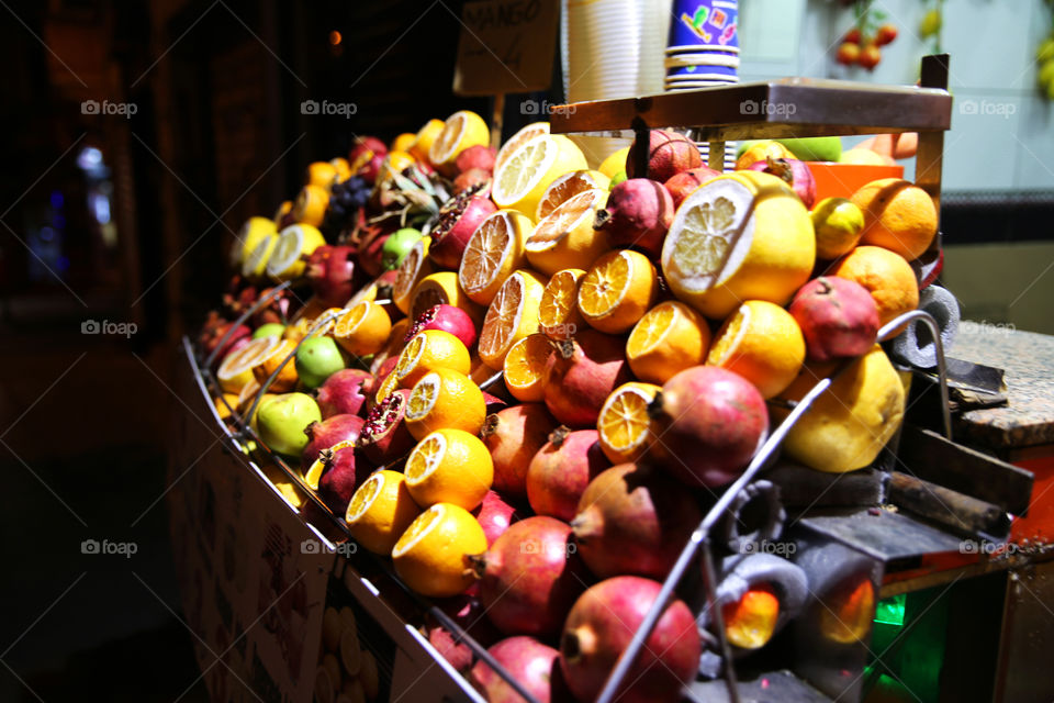 Fruit Juice Shop in Istanbul