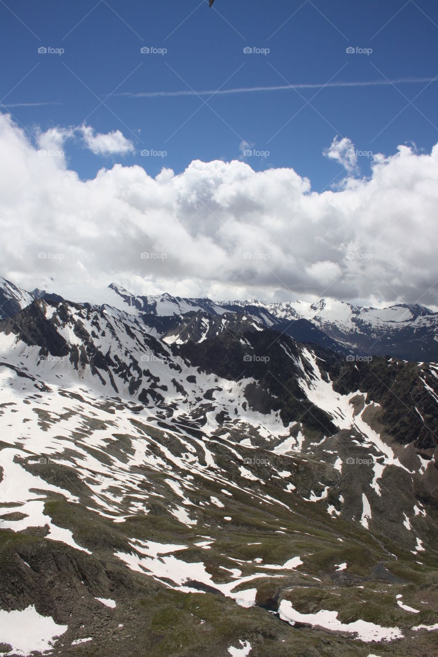 Winter mountain landscapes