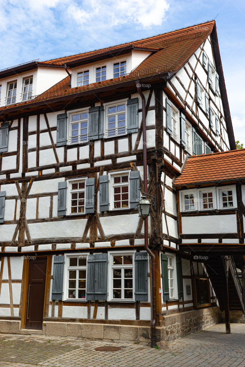 half-timbered house in Germany