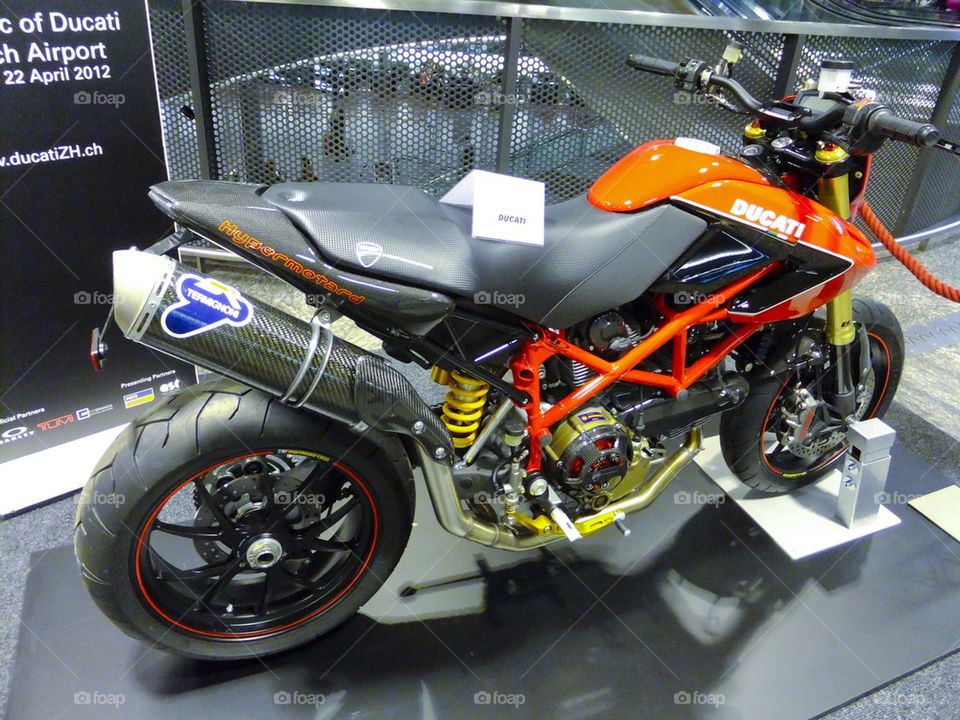 THE DUCATI MUSEUM AT ZURICH FLUGHAFEN