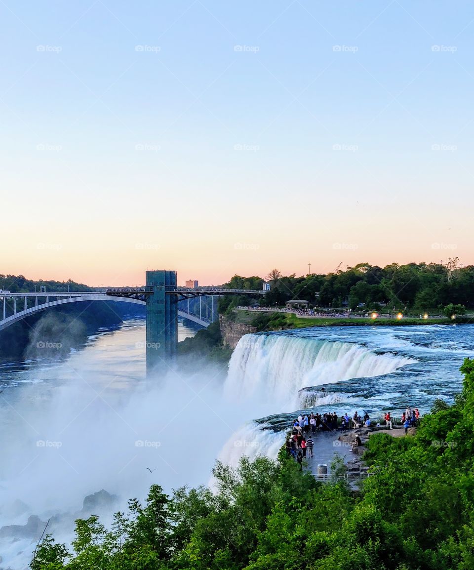 Golden Hour
Evening view of Niagra Falls ...