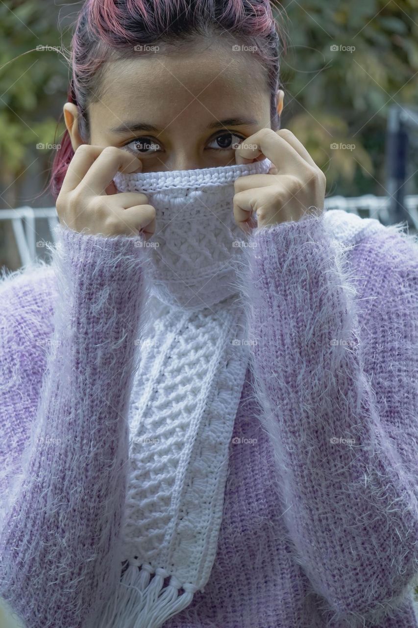 All i want to do is drink coffee, wear this Sweater and syawl and enjoy this day with Crocheting