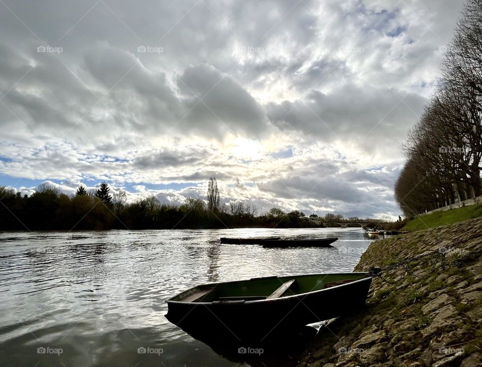 Vienne river , March 2023 . 