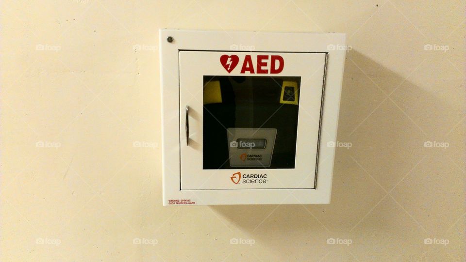 AED Machine. Automated external defibrillator