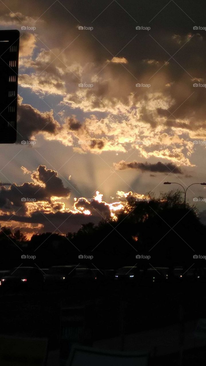 summer storm clouds