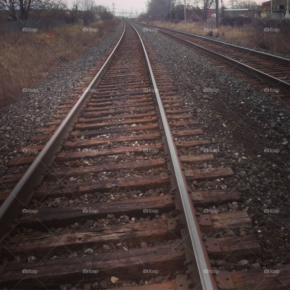 Just a walk on the train tracks 