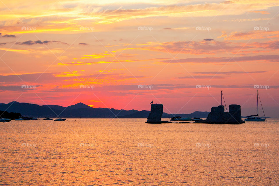 Sunset in sukosan