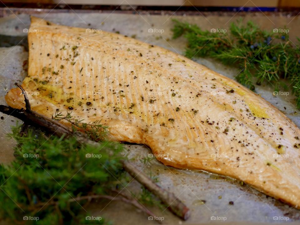 Smoked Salmon Juniper Rustic