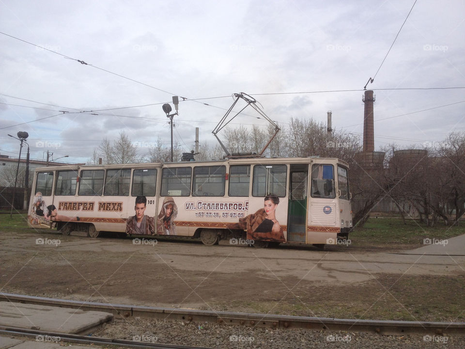 tram transport public russia by penguincody