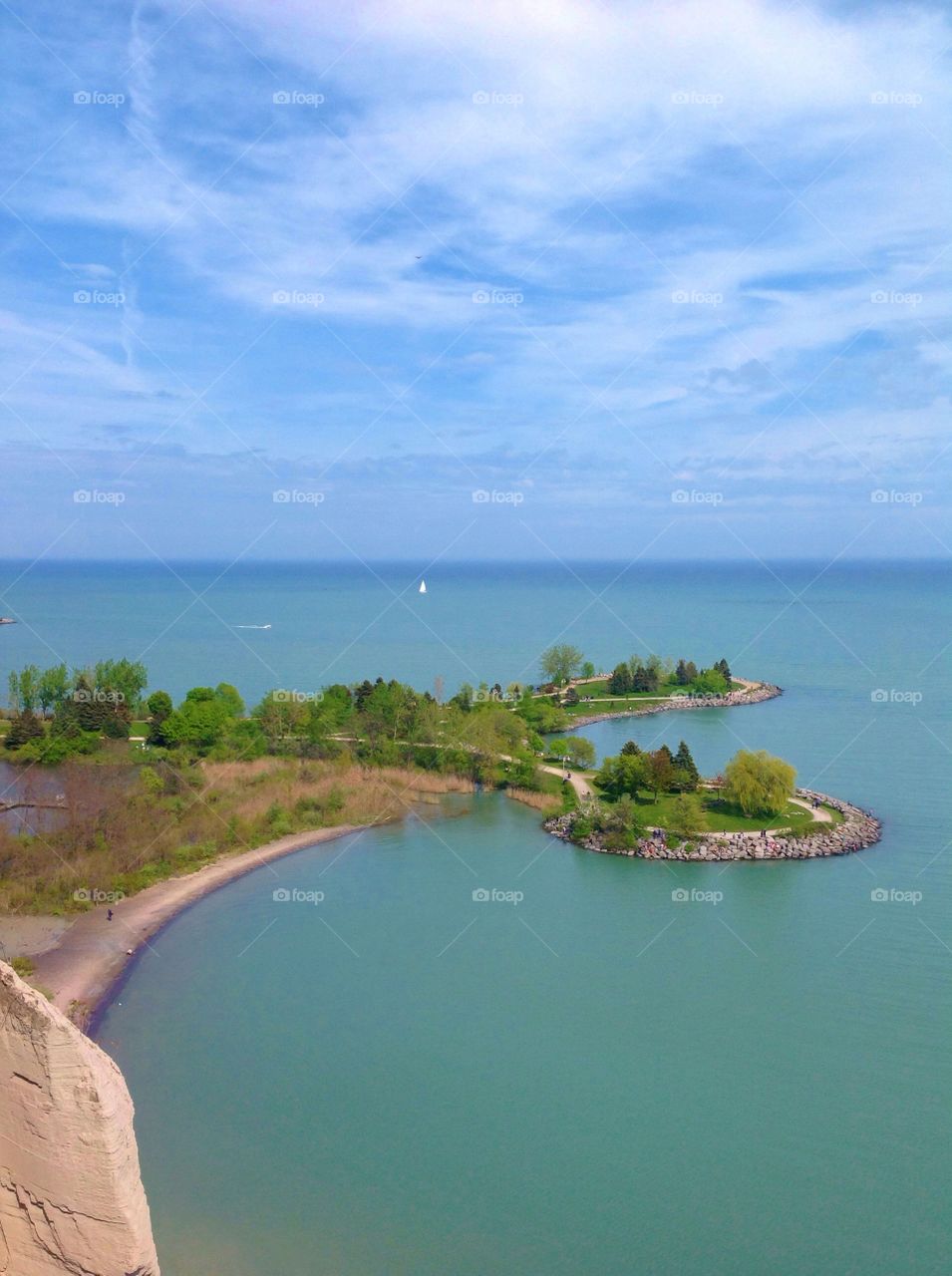 a view of the bluffs