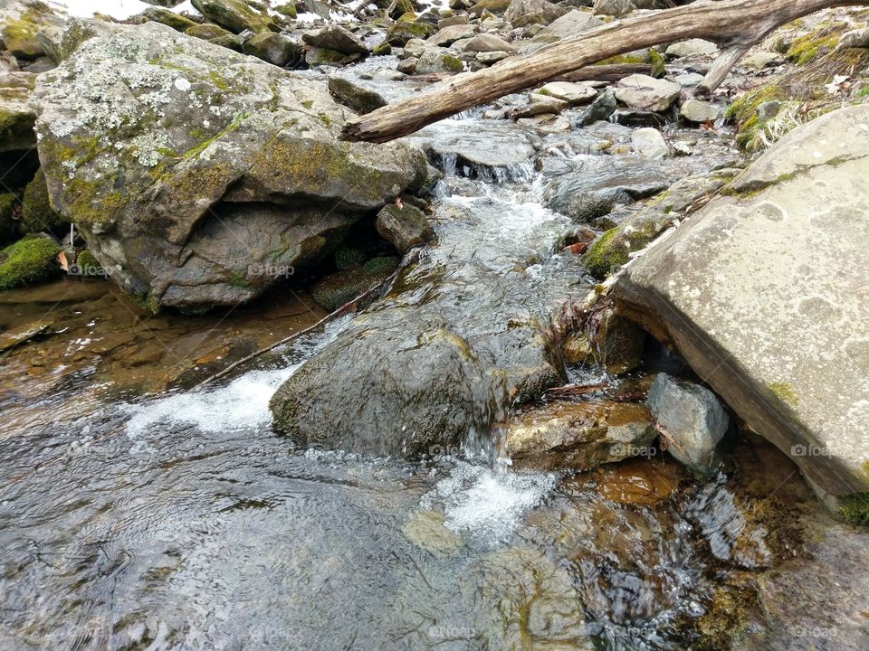Water, Stream, Nature, River, Rock
