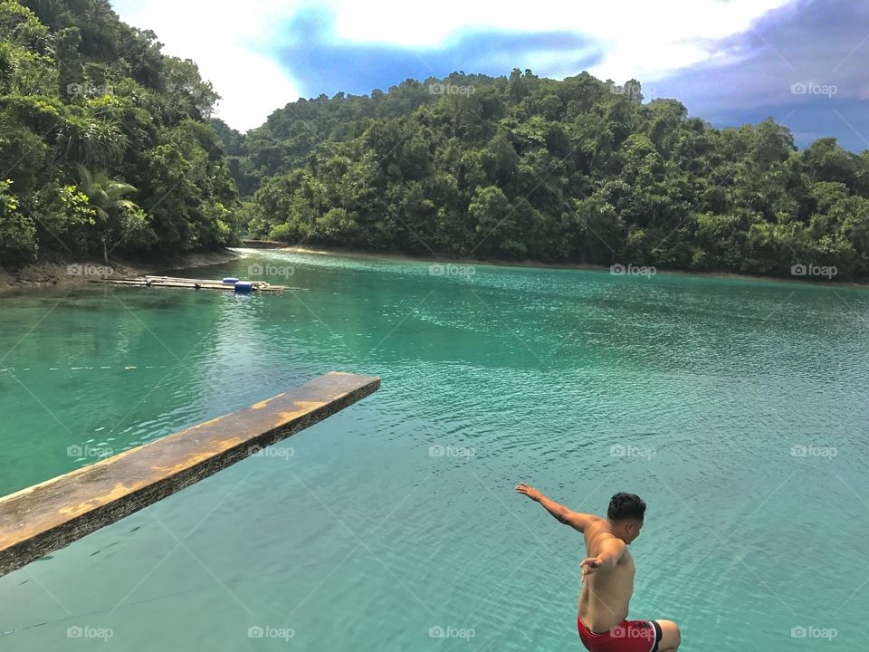 Libtong Cove at Surigao de Sur Philippines