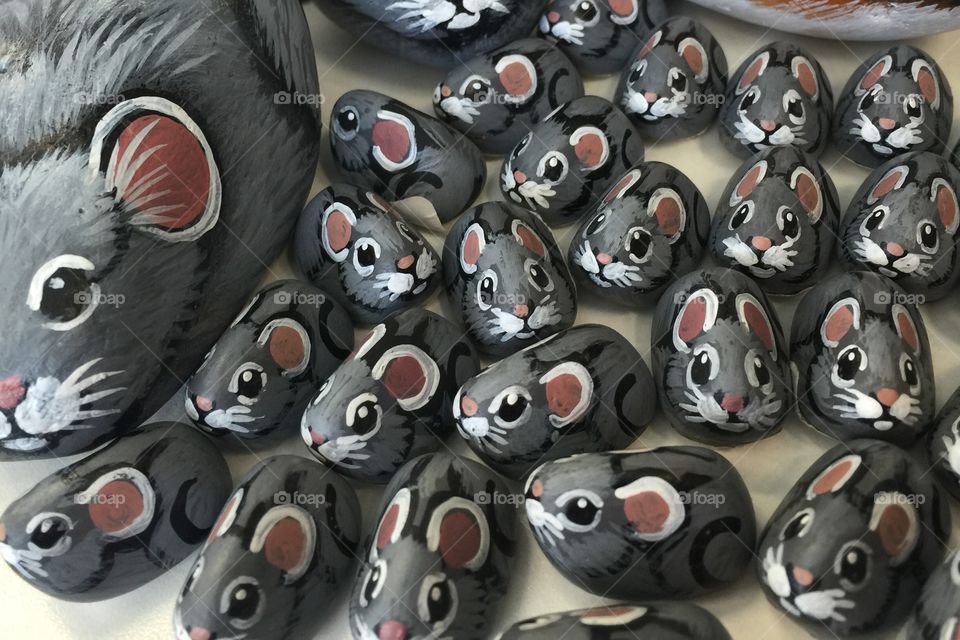 Stone mice.  Yes. They are multiplying...!