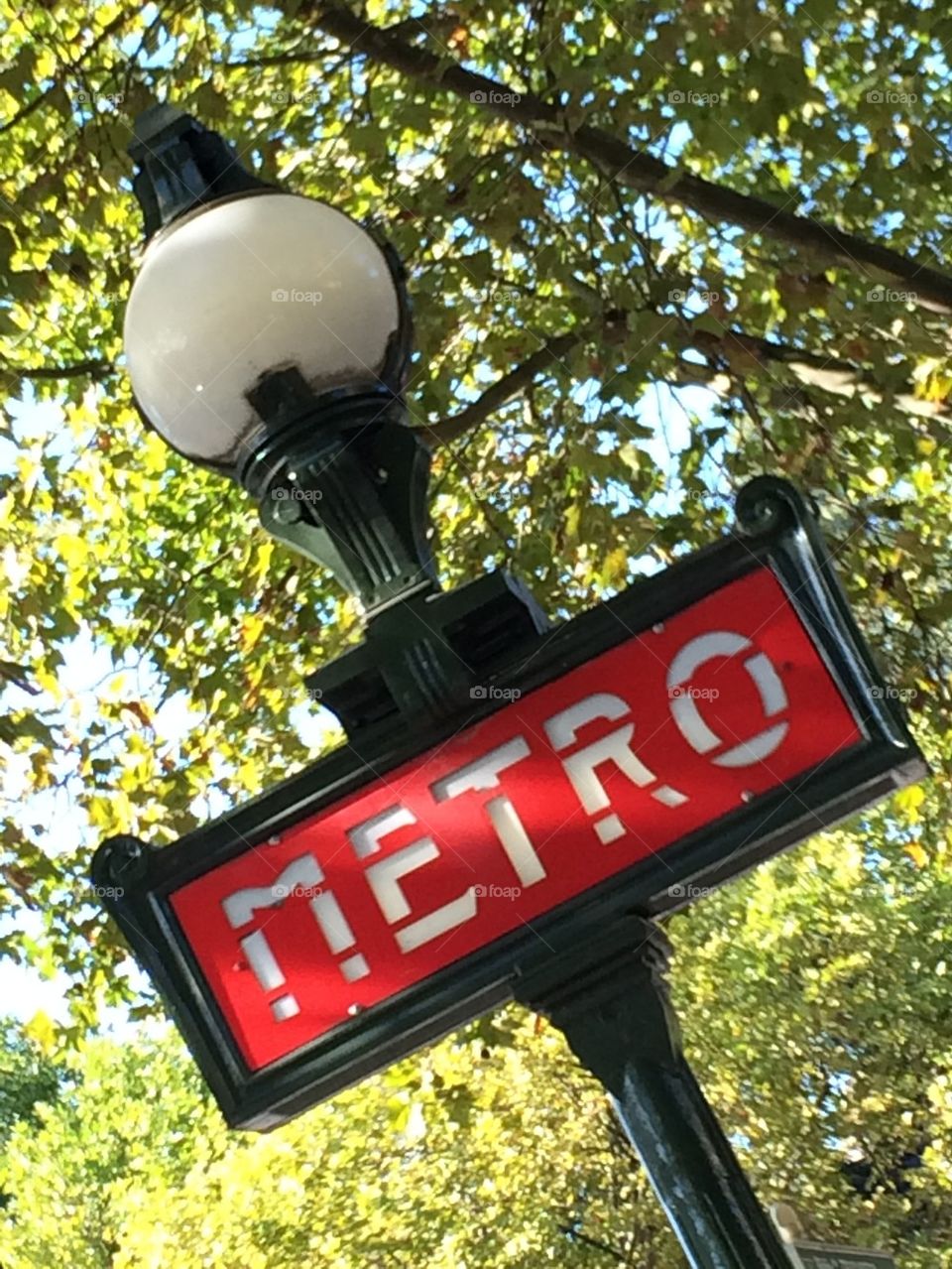 Paris Metro Station