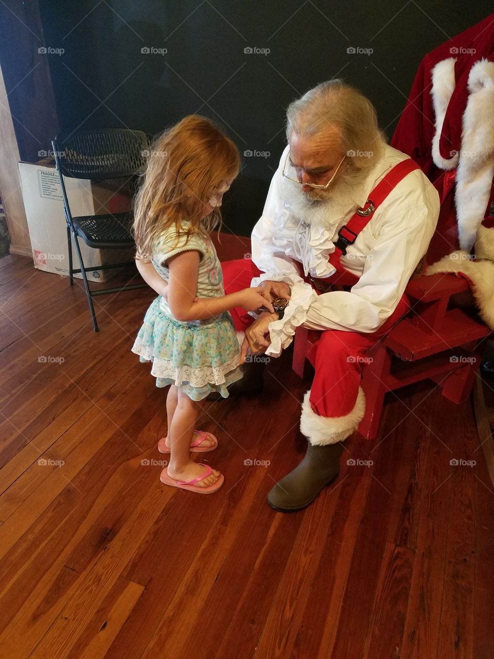 meeting Santa