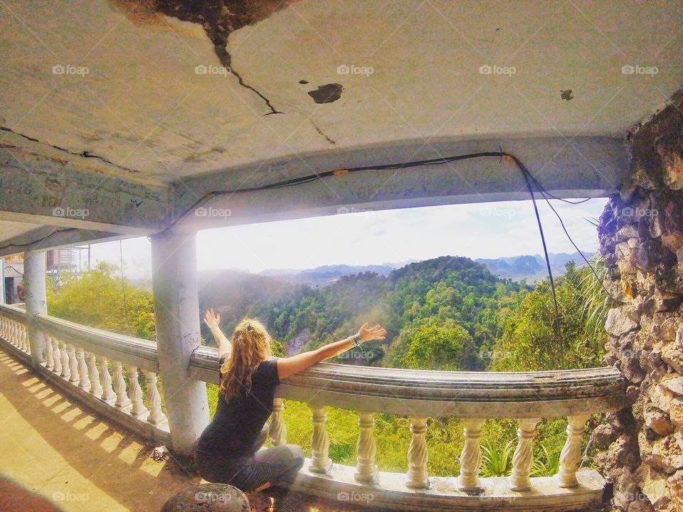 After 1200 steps I made it to the top in scorching Heat