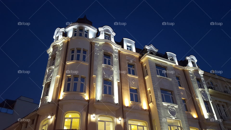 An old building in Plovdiv, Bulgaria