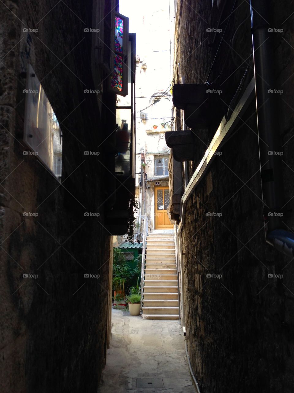 Hidden Stairway, Diocletian Palace, Split, Croatia