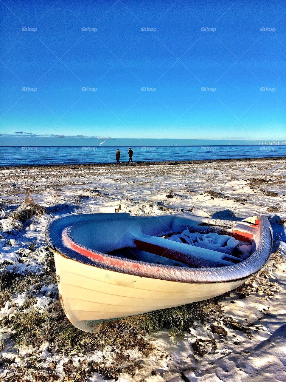 Winter on the beach