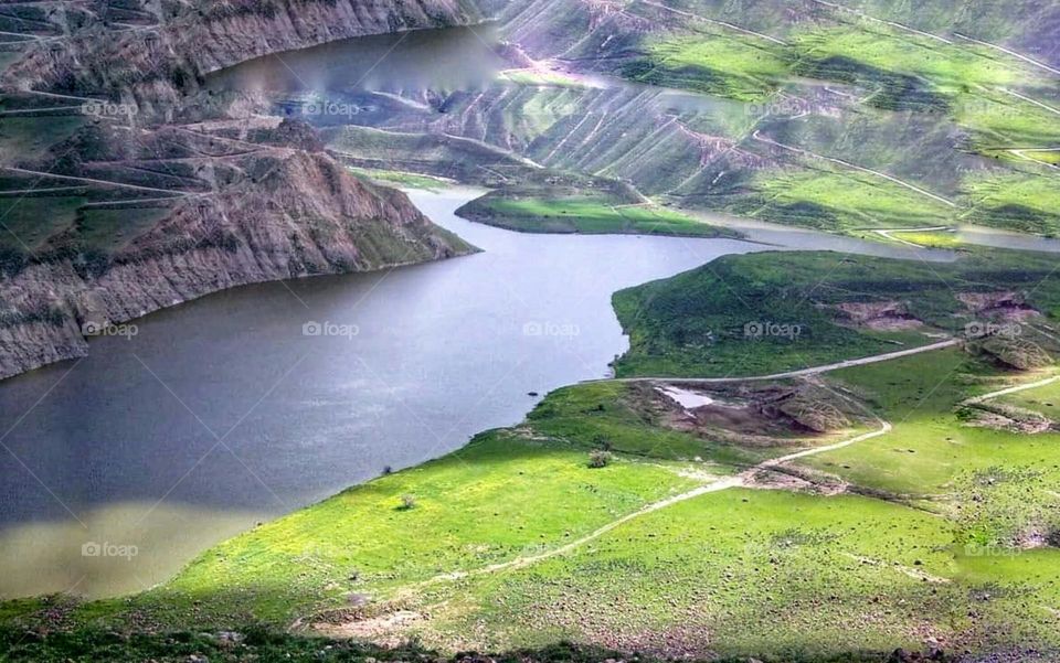 Al Wahda Dam, north of Jordan