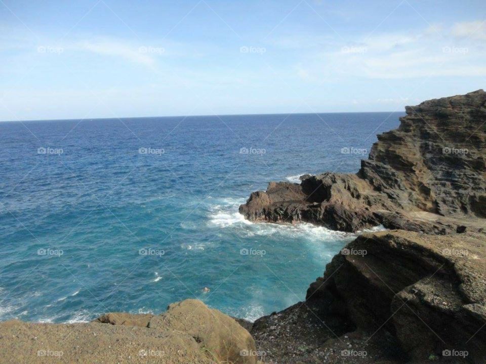 Ocean view in Hawaii