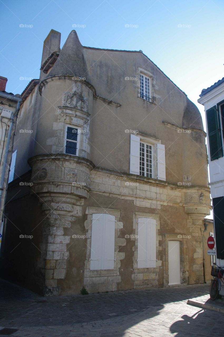Old housse in the   isle of  ré  France