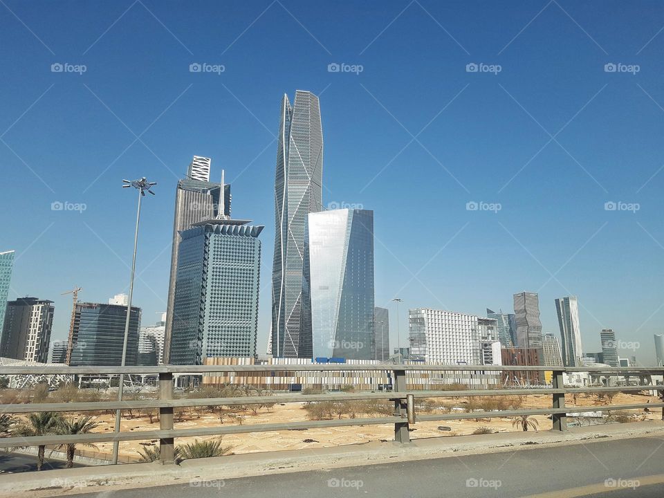 Sunbathed architecture