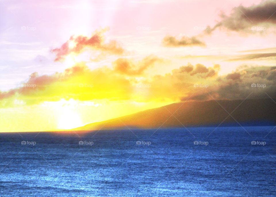 Maui Sunset. Hawaii 