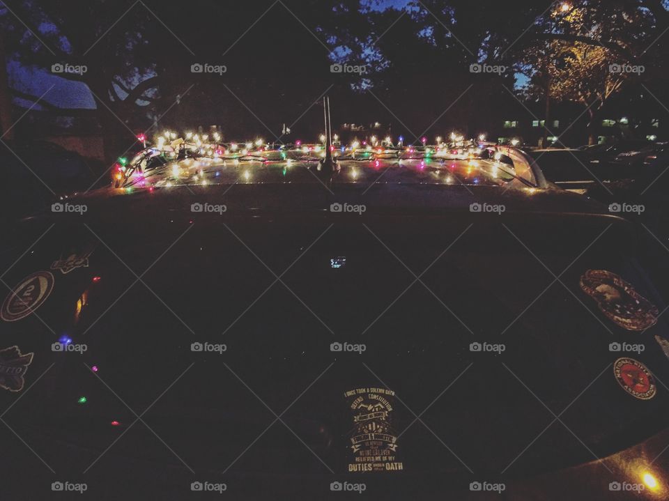 Husband knows how to light up the night! 