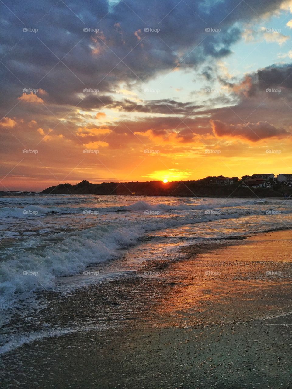 Bulgarian Black Sea Sunrise . Bulgarian Black Sea Sunrise 