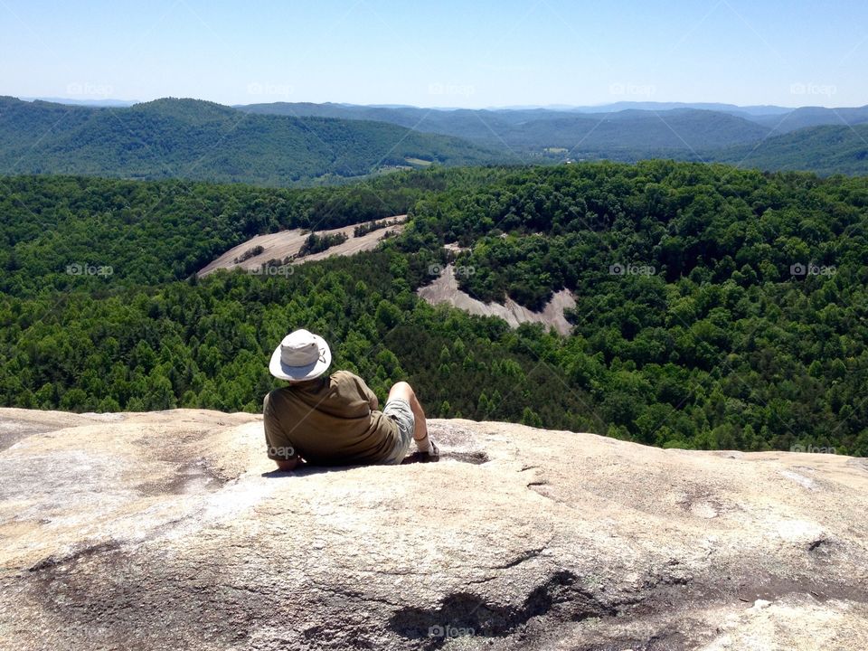 Endless view. Stone Mtn Summit, Roaring Gap, NC  