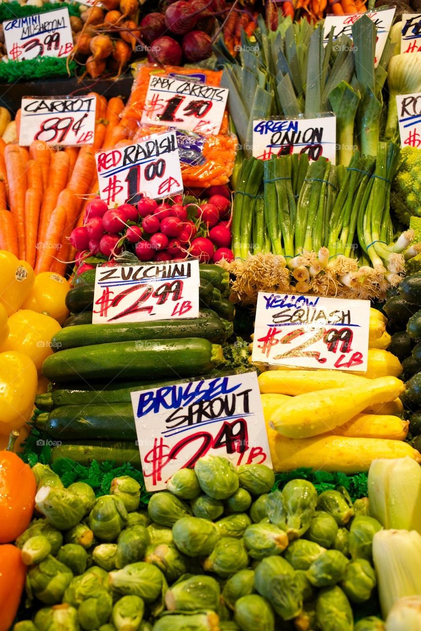 Vegetables in Public Market