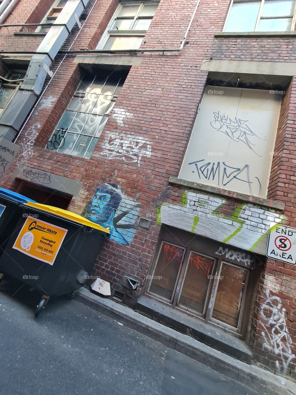 Melbourne CBD Australia Graffiti artwork