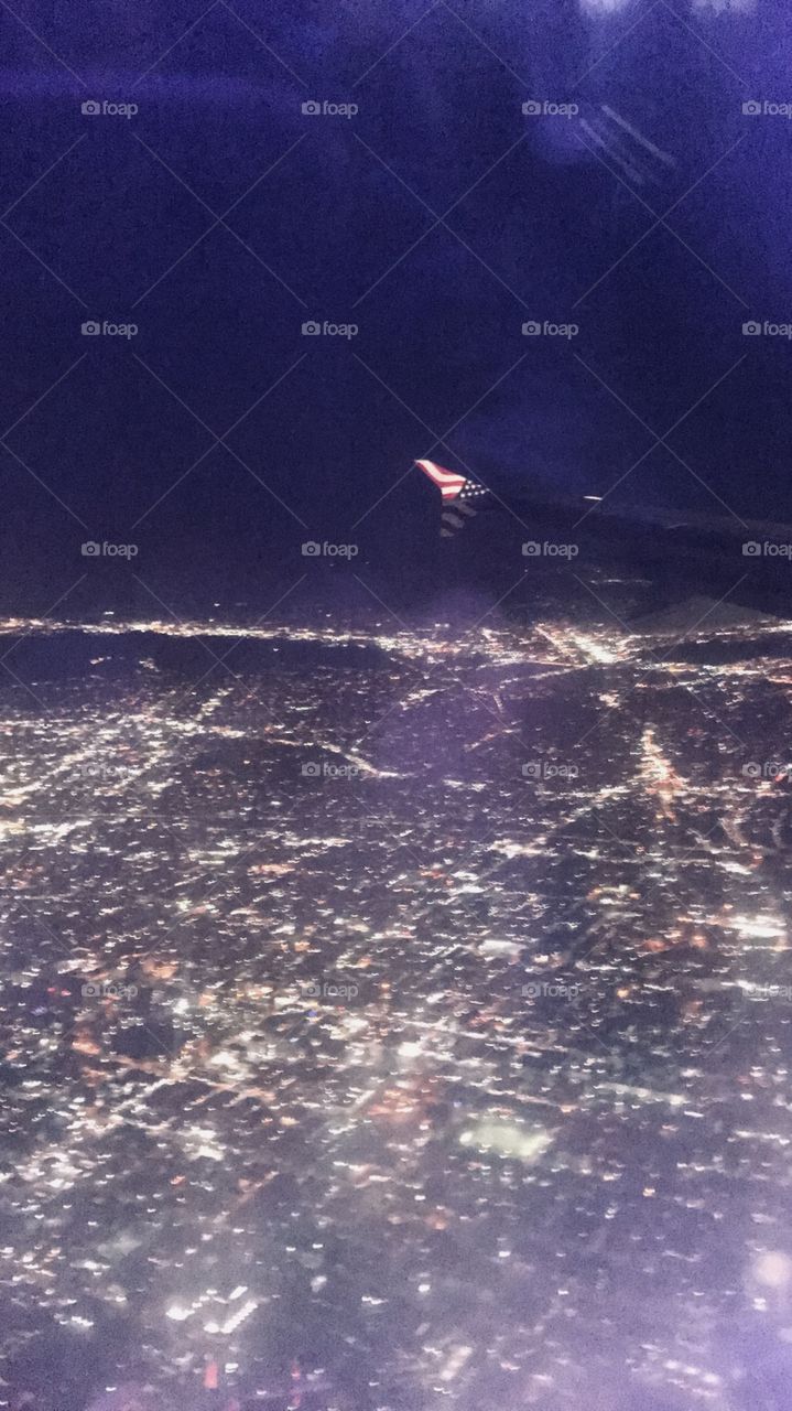 View from the airplane 