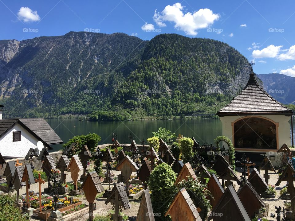austrian landscape hallstatt