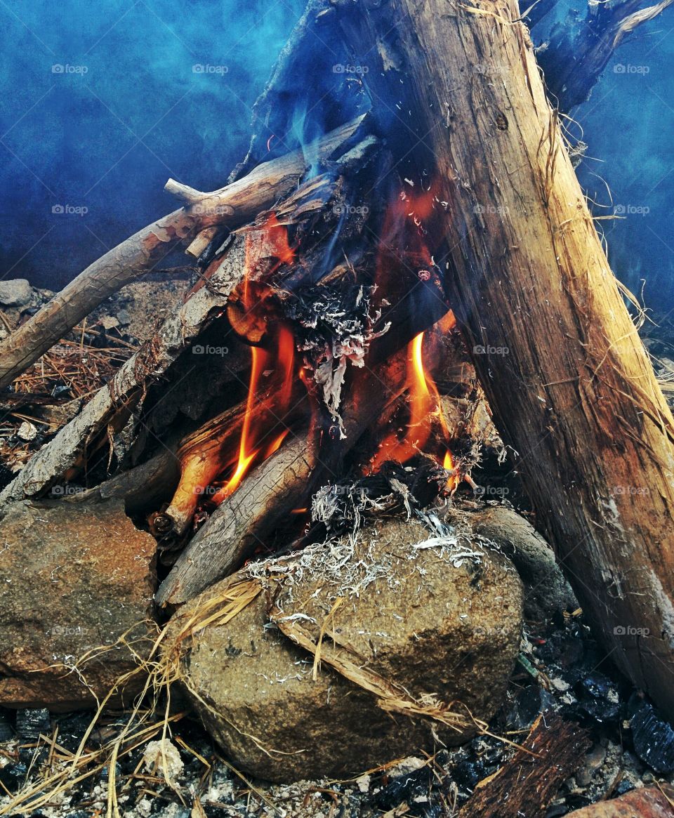 Crackling Campfire