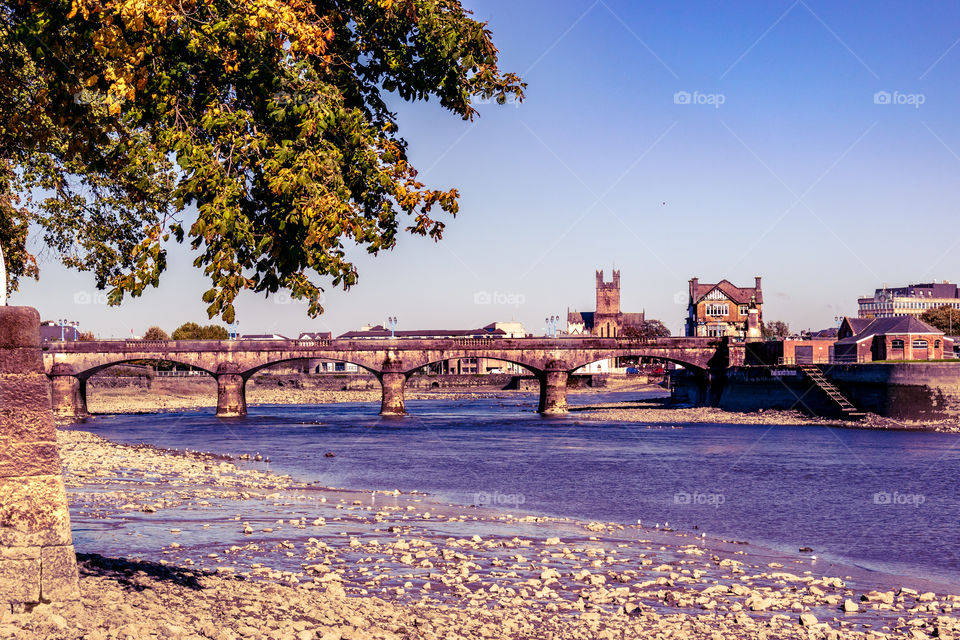 Limerick, river Shannon, Ireland