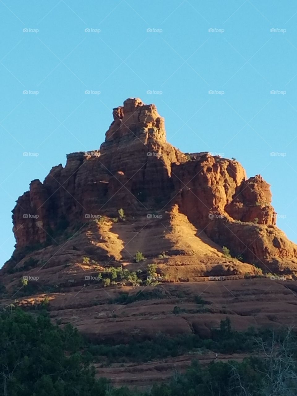 red rock desert mountain landscape