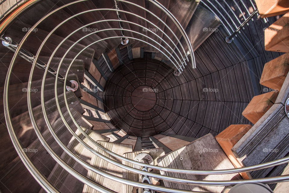 A spiral stairs 